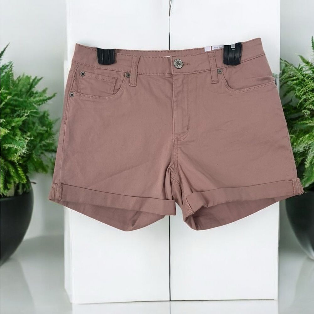 STS Blue Molly High Rise Shorts Size 28 NWT Dusty Rose 10" Rise Cuffed